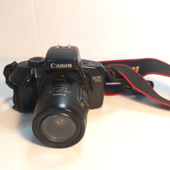 Vtg Canon EOS 700 35mm SLR Film Camera With Canon 35-80mm Lens -tested and works - Picture 2 of 6